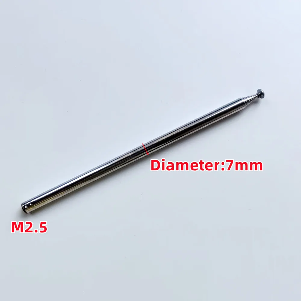 Transmitter Controller Metal Antenna Diameter 7mm - M3 Antennas Diameter 10mm - M4 For RC Toys Car Helicopters Models Airplane