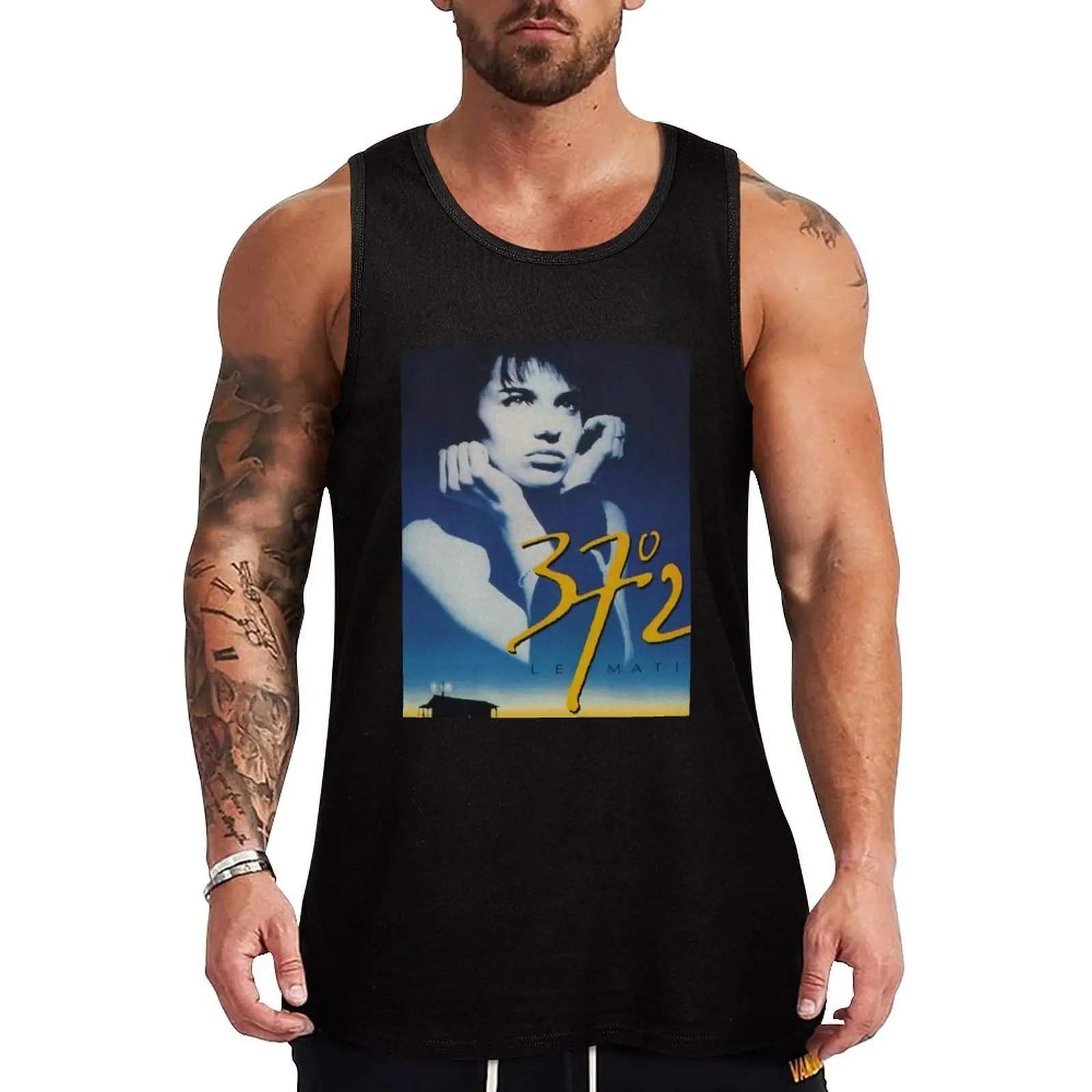 Betty Blue Movie Poster T-Shirt Tank Top Sleeveless top cute tops men gym clothing