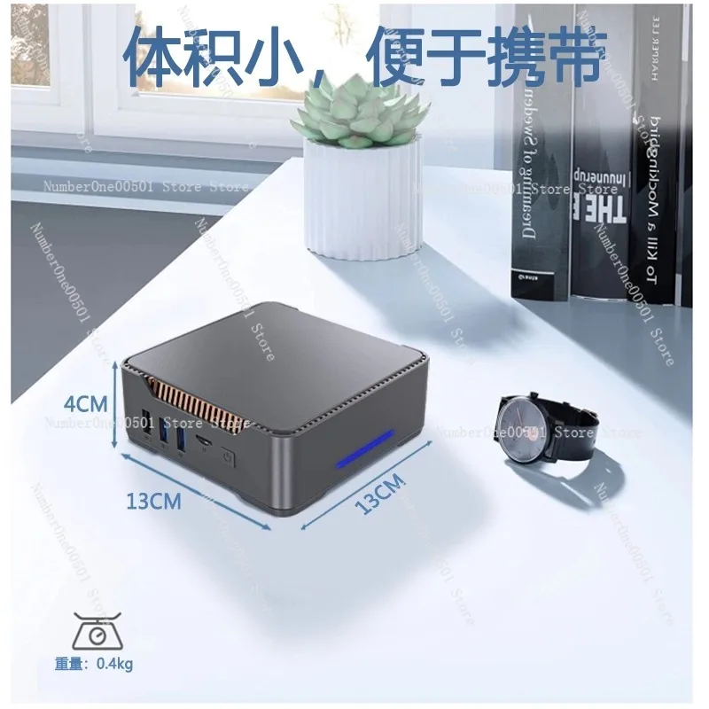 N95 Quad Core Mini PC Triple Display 4K HDMI VGA Office Computer Low Power Portable