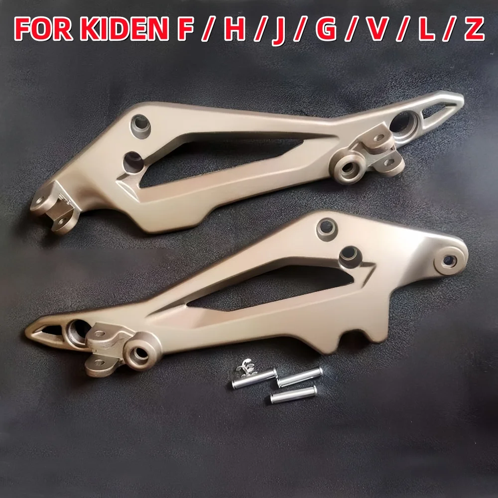 Motorcycle Fit KIDEN H J G F V L Z Pedal Bracket Left and Right Aluminum Triangle New For KIDEN F / H / J / G / V / L / Z