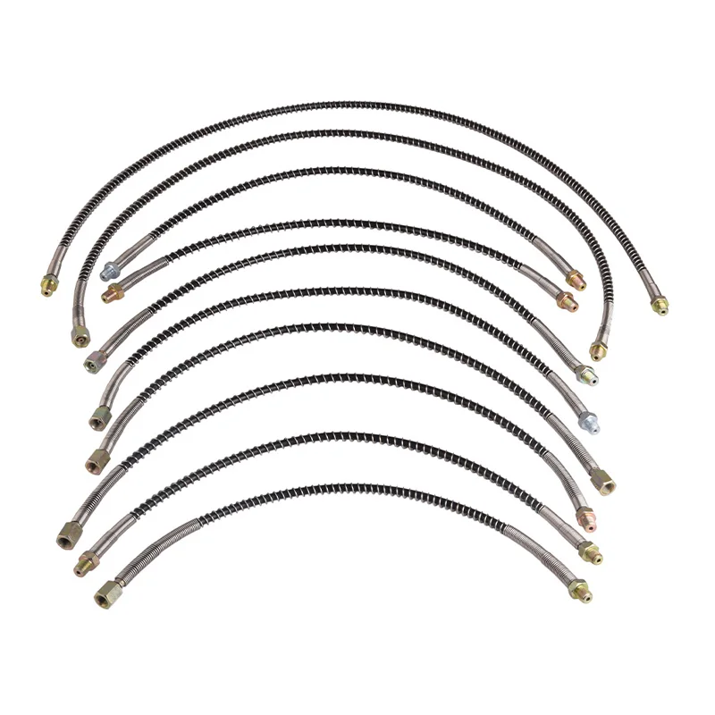 

High Pressure Hose Stainless Steel Spring Braided Fill M10 1/8NPT 1/8BSPP 30CM 40CM 50CM 60CM 90CM Sodastream Refill Station