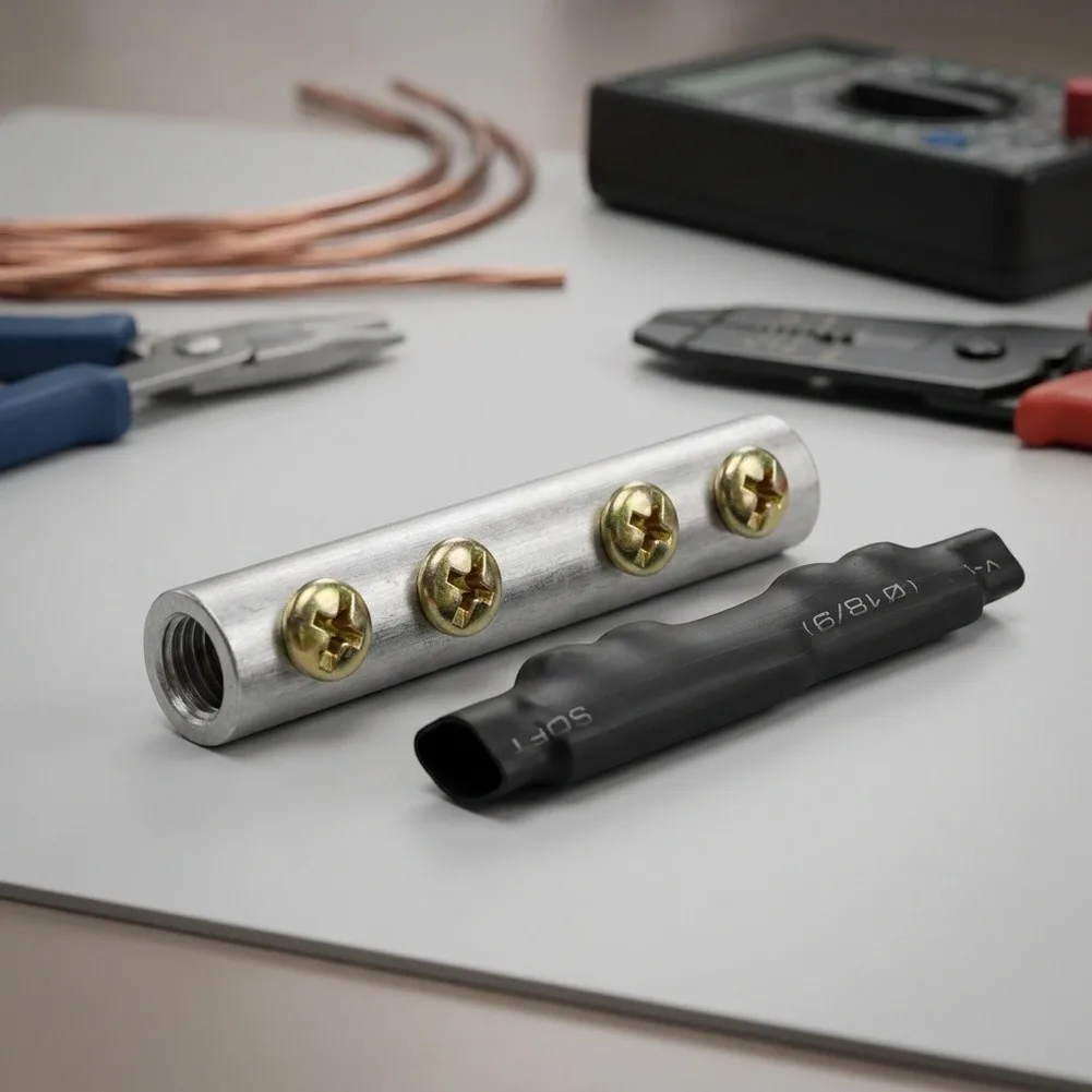 Installation Sleeve Aluminum Terminal Block Wiring Solutions 16-25mm Oxidation Resistant Wire Connection Hassle-free Wiring