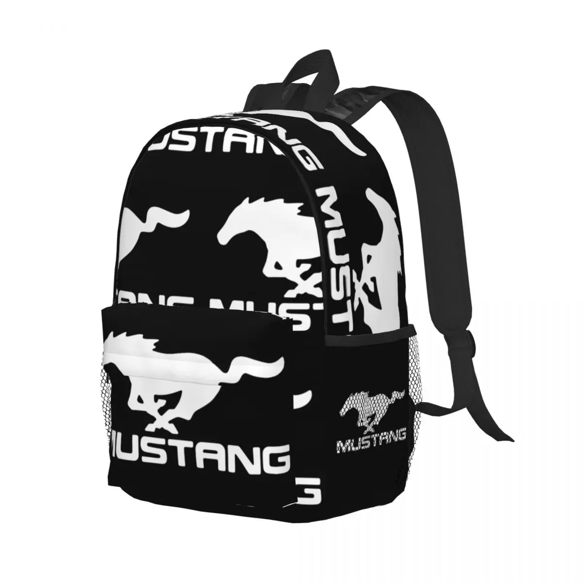 Mustang Logo Rugzak Middelbare School Student Boekentas