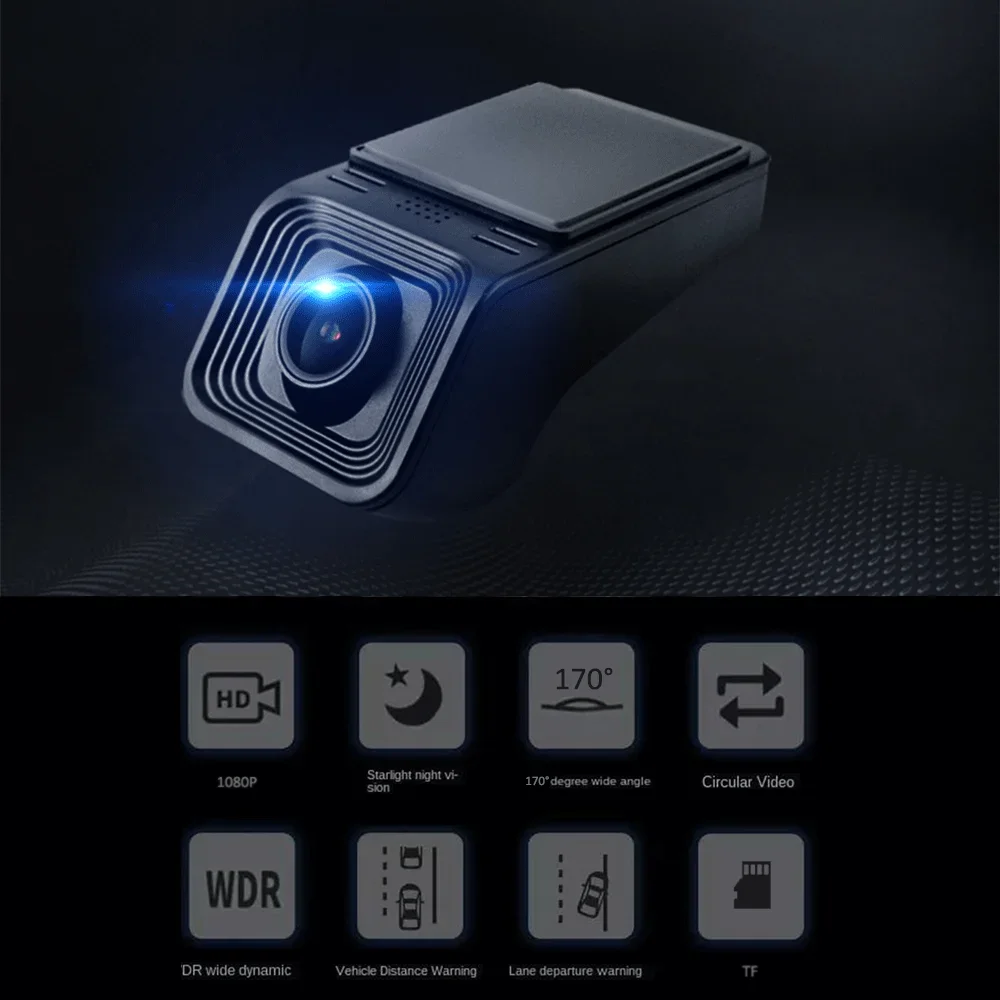 Car DVR Camera Recorder USB Dash Cam for Car DVD Android Player ADAS Anti-collision 720P or 1080P Night Version Car Accessories - view 6