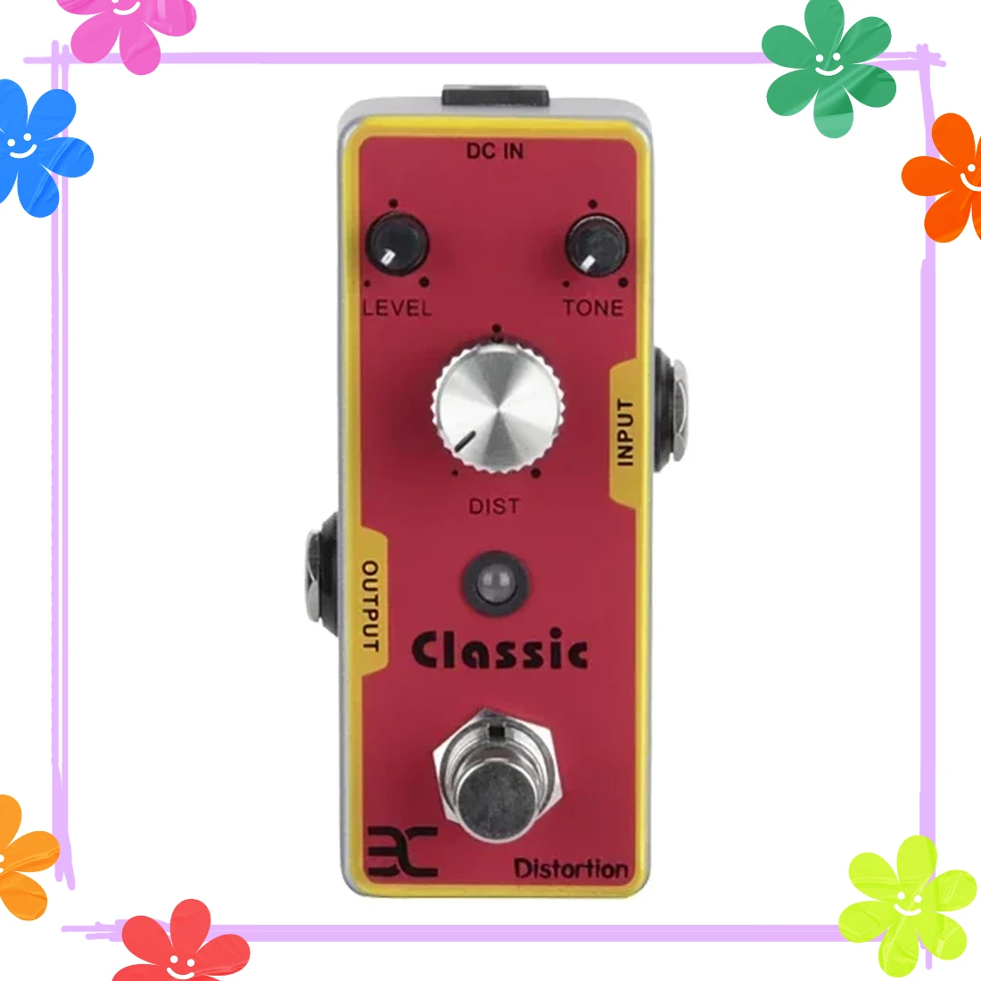 ENO TC15 Pedal de efecto Guitarra eléctrica clásico distorsión efecto de distorsión de alta ganancia Pedal True Bypass accesorios de Guitarra
