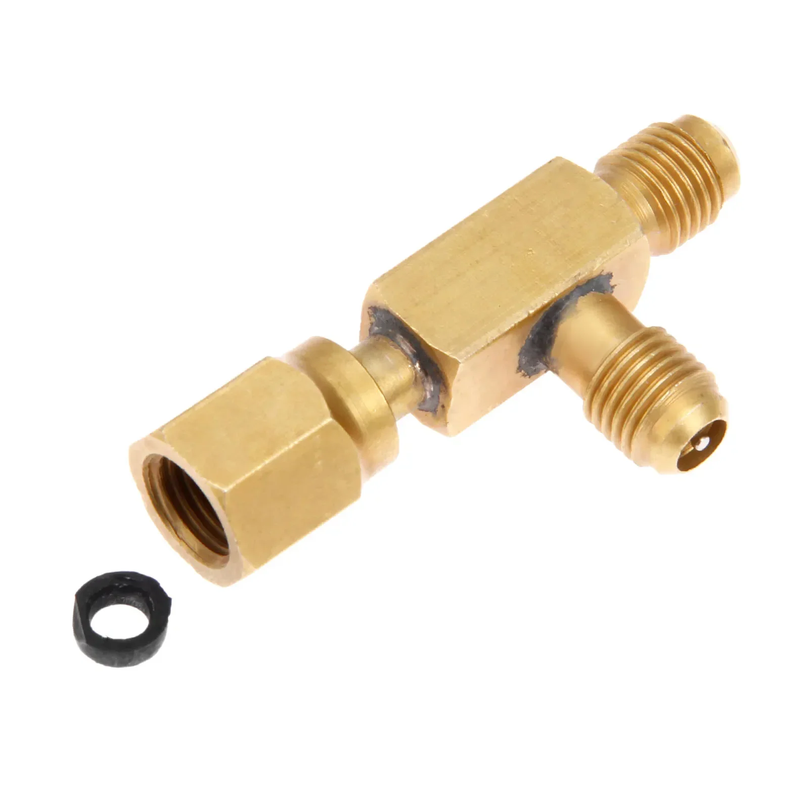 1x In Ottone Tee Adattatore Converter 1/4 \