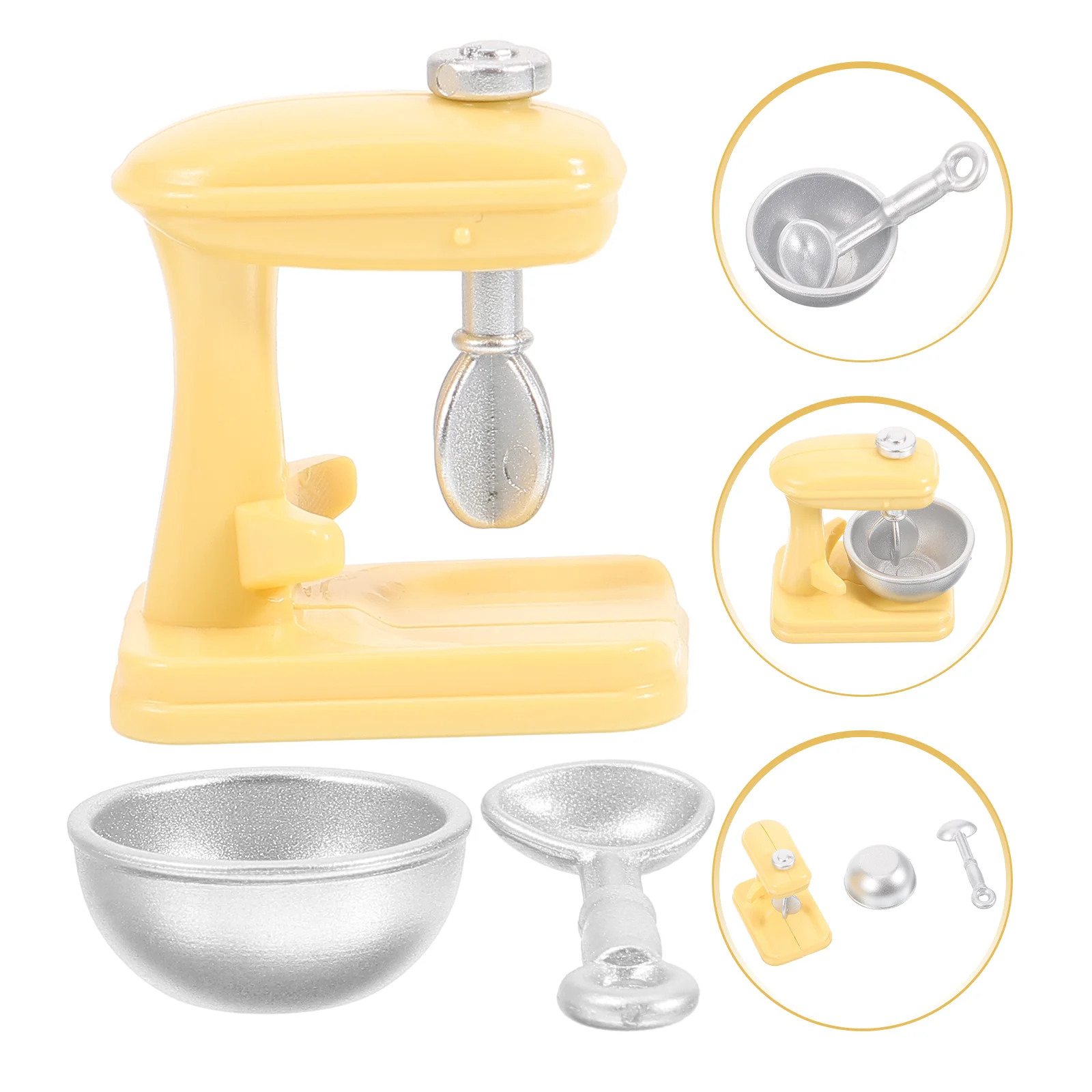 Mini liquidificador brinquedo de cozinha ABS cafeteira conjunto para crianças de 4 a 8 anos decoração de casa em miniatura fingir diversão