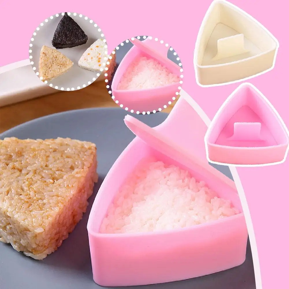 DIY Sushi Mold Onigiri Rice Ball Food Press Triangular Kitchen Home Accessories Sushi Mold Japanese Tools Maker Bento K0S7