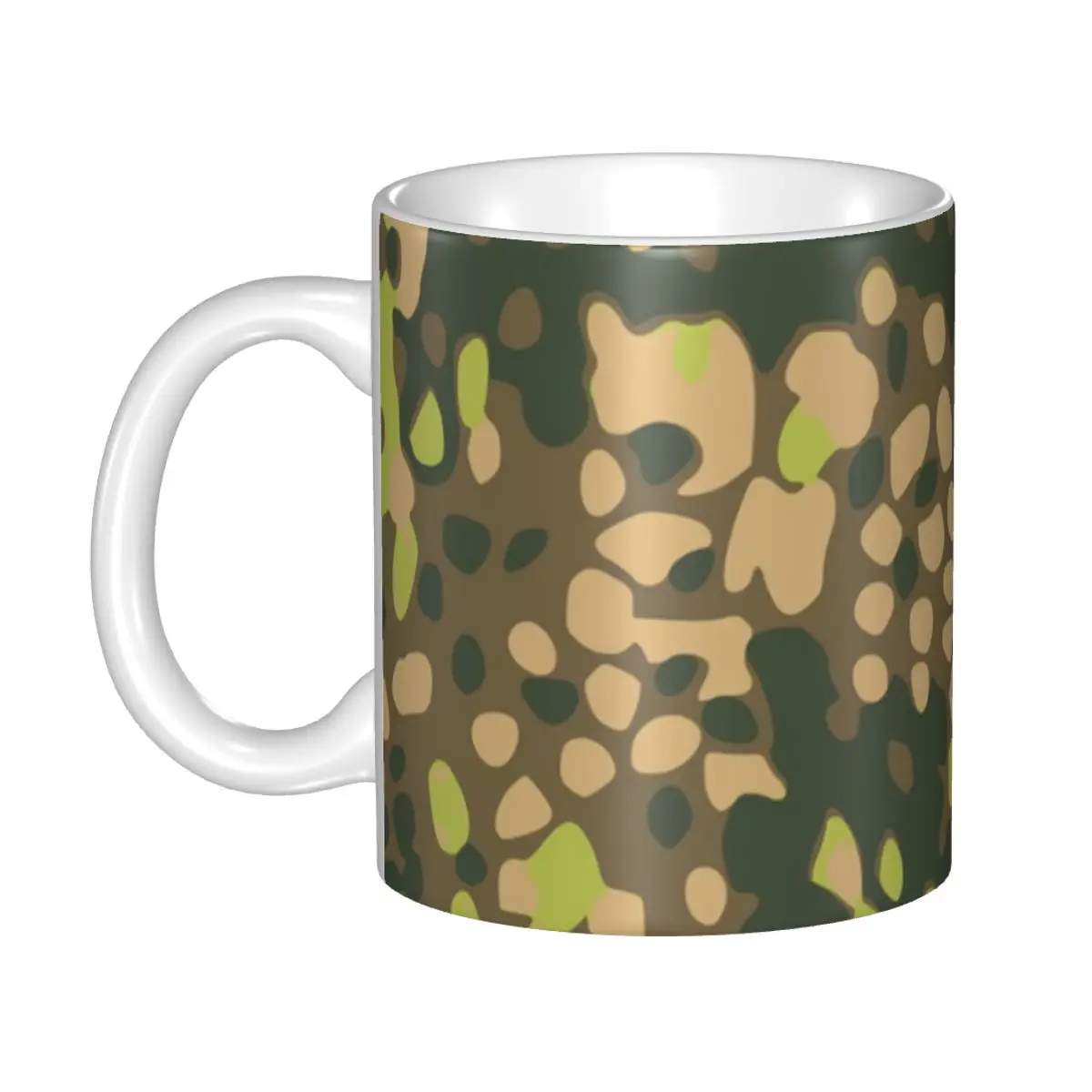 

Персонализированная немецкая камуфляжная кофейная кружка из весеннего дуба времен Второй мировой войны, сделай сам, камуфляжная керамическая чашка для чая и молока