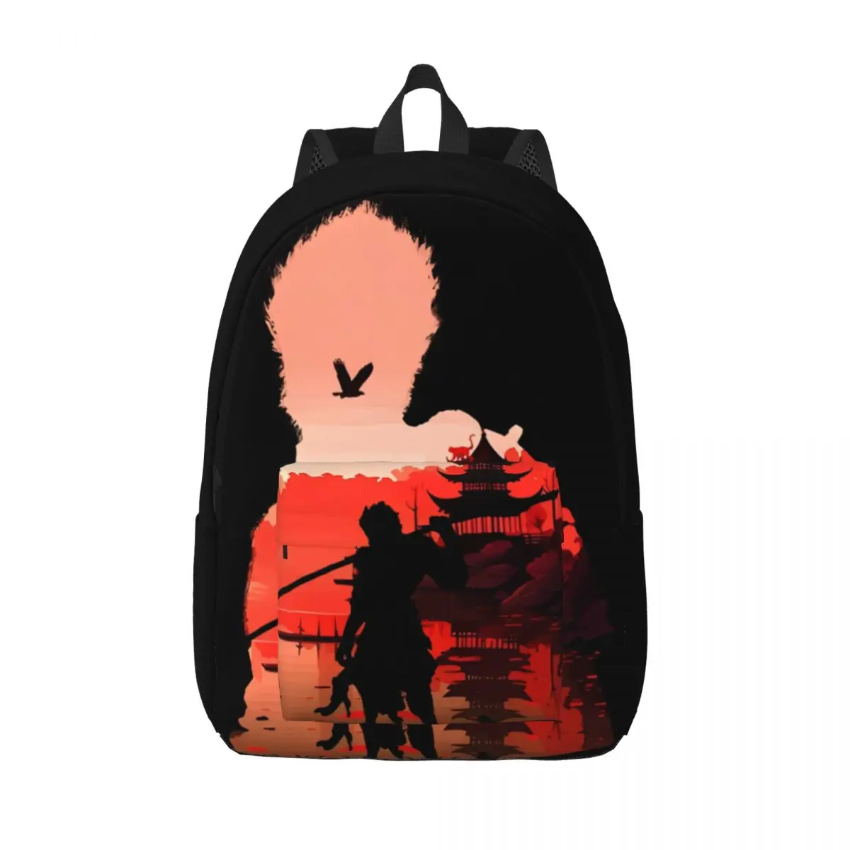 Mochila Black Myth Wukong para hombre y mujer, bolso de hombro para ordenador portátil, escuela secundaria, negocios, amantes de los Juegos chinos