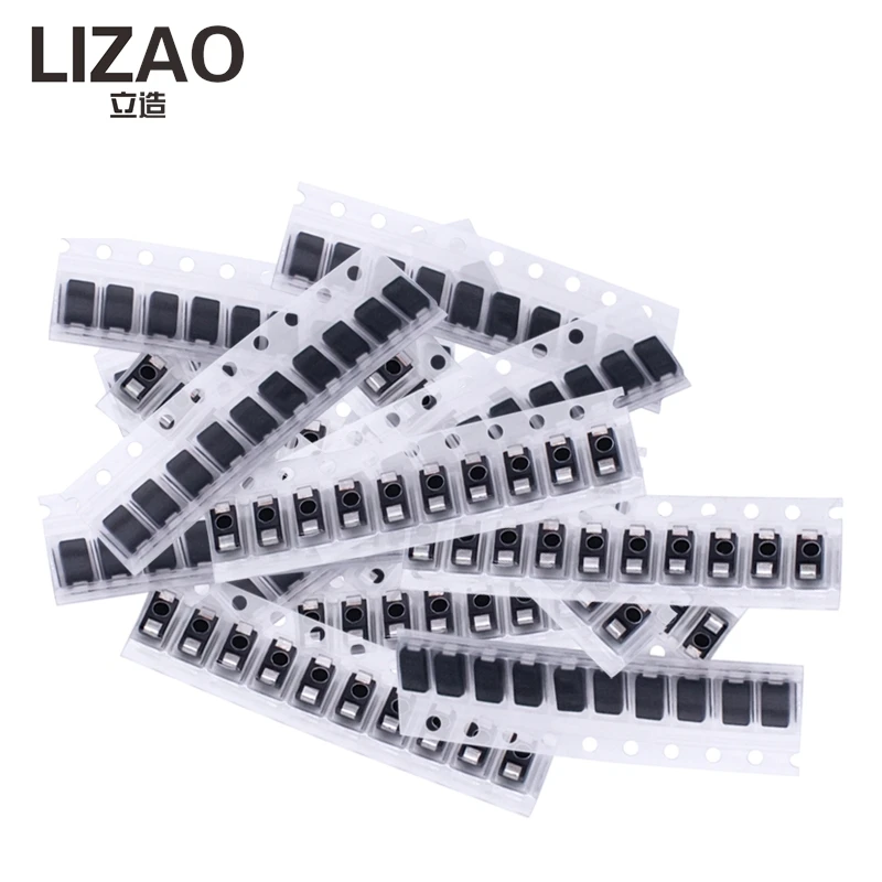 LIZAO 200Pcs SMD Diode Assortment Kit 20Values x10Pcs SMA Package Rectifier Diode Set M1 M4 M7 SS14 SS34 SS510 RS1M US1M ES1M