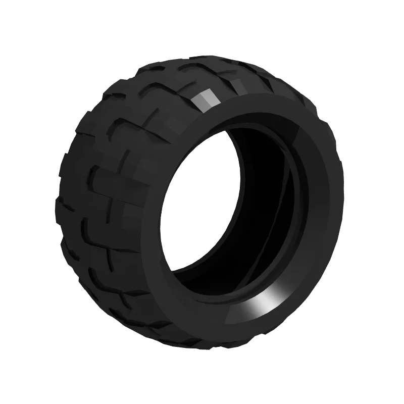 Building Block 56908 Wheel 43.2mm D. x 26mm 6 Pin Holes For Tyre 41897 61480 45982 Bulk GBC Toy High-Tech MOC Set
