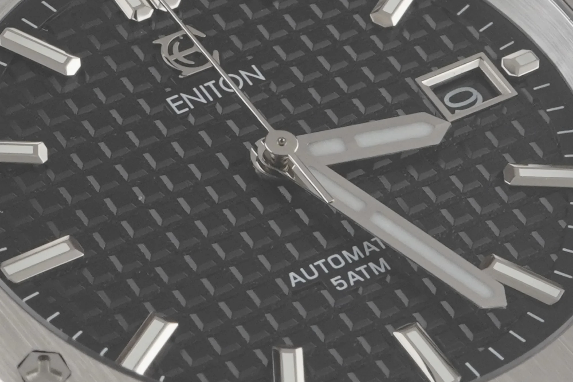 ENITON 41mm lujo negocios rel ó gios Masculino impermeable ocio NH35 orologio automatio uomo luz nocturna reloj de hombre