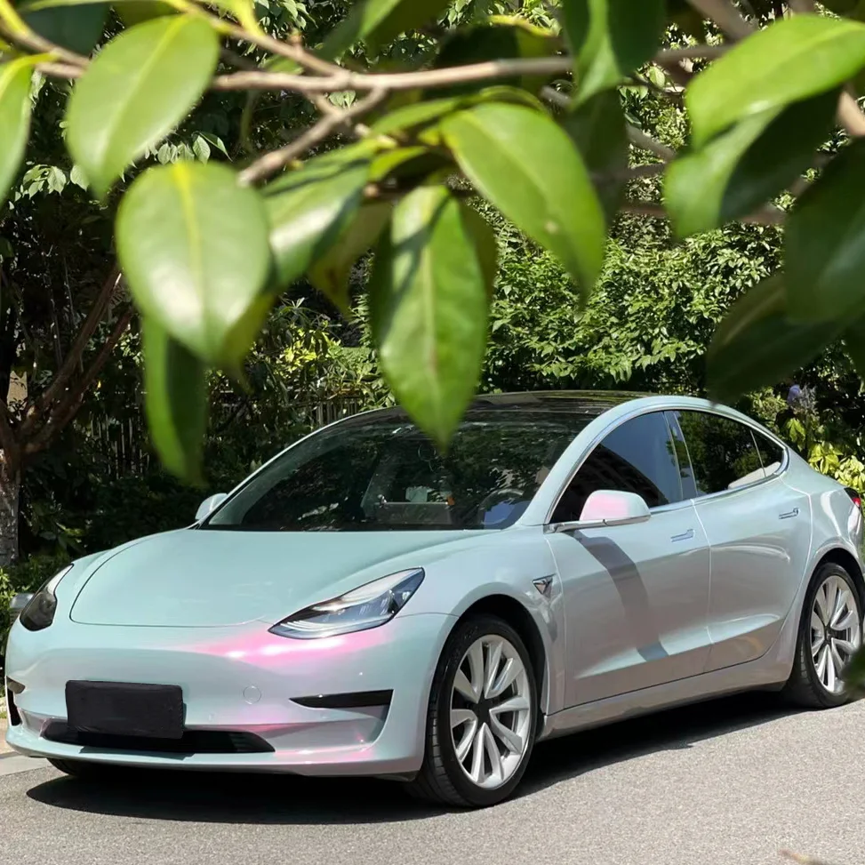 

Self-Healing TPU Film Auto Vehicle Stickers Factory Price Car Vinyl Wrap Color Change Chrome Mirror Glossy Anti-Scratch Function