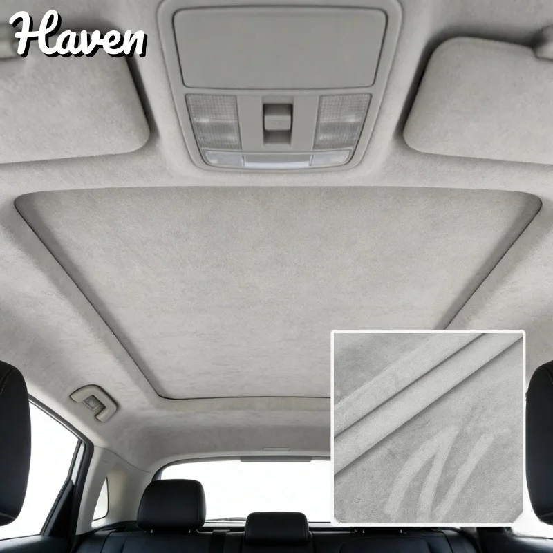 

Soft Touch Headliner Fabric Self-Adhesive Suede Car Roof Lining Luxury Auto Interior Restoration Repair Sagging Ceiling Material
