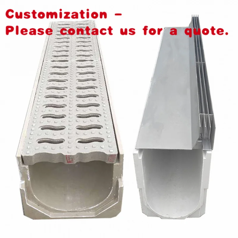 

Изготовленный на заказ. Высококачественный многоцветный линейный сливной канал из композитной смолы. Простая установка. Дренажная канавка Smc с решеткой.