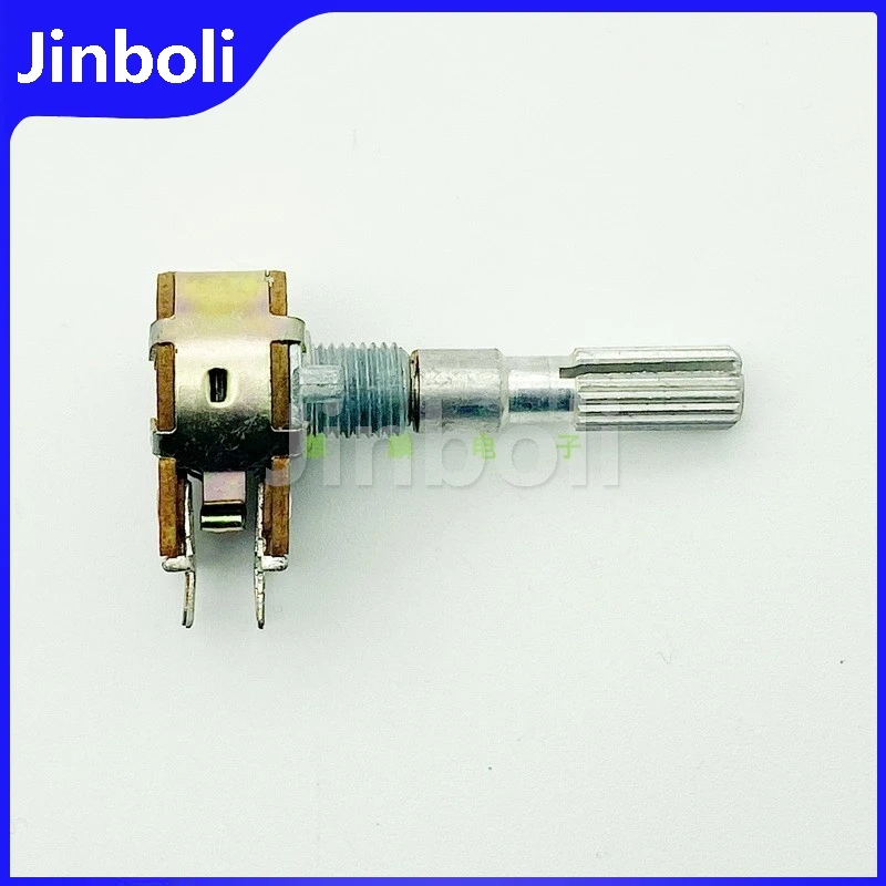 3PCS WTH148 16 Type B50K B503 6-Pin Double Speaker Amplifier Audio Volume Potentiometer Flower Shaft Length 30mm