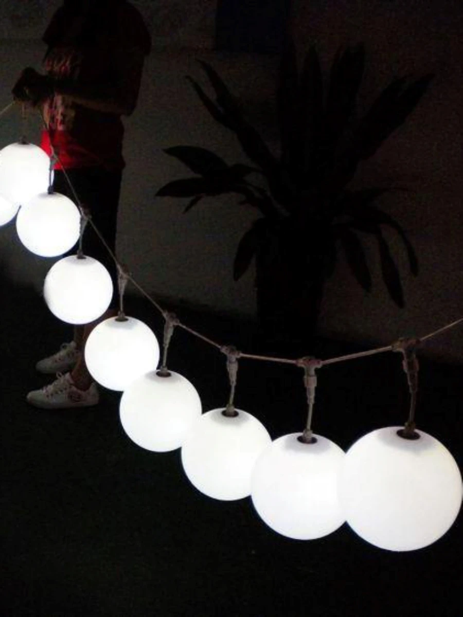 40cm Outdoor Garden LED Color Changing light inside Ball VC-B400