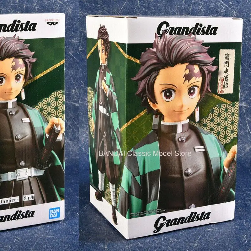 In Stock Original Banpresto Demon Slayer Kamado Tanjirou รูปอะนิเมะของแท้สะสมชนิดบรรจุกล่องตุ๊กตาของเล่นเครื่องประดับของขวัญ