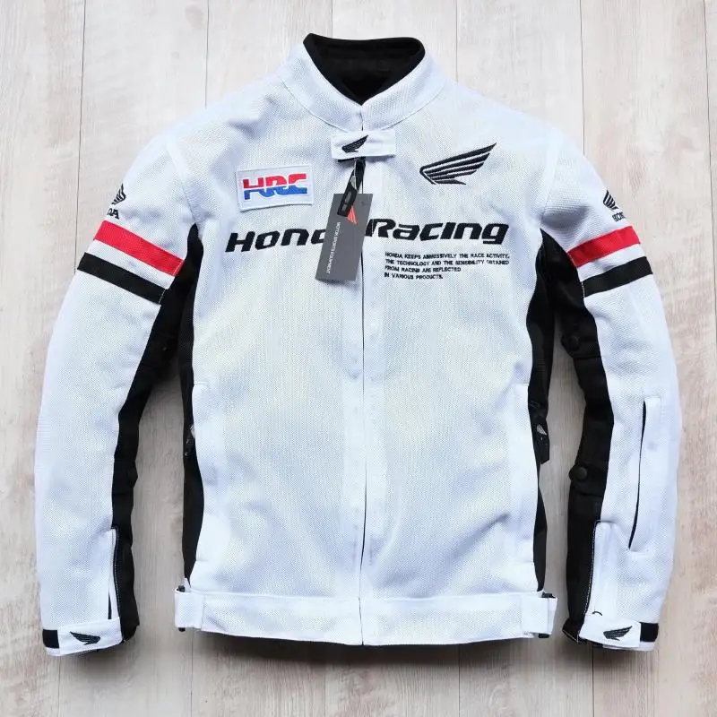 

Motorcycle Jacket For Honda Men Windproof Racing Suit Waterproof Jackets Wear-resistant Body Armor Moto Clothing Four Season