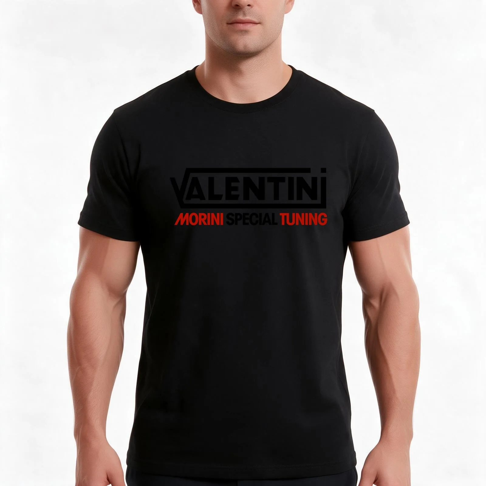 Valentini Morini Special Tuning Retro Graphic T-Shirt, Summer Casual Cotton Tee, Oversized Streetwear Tops, Unisex Men Women