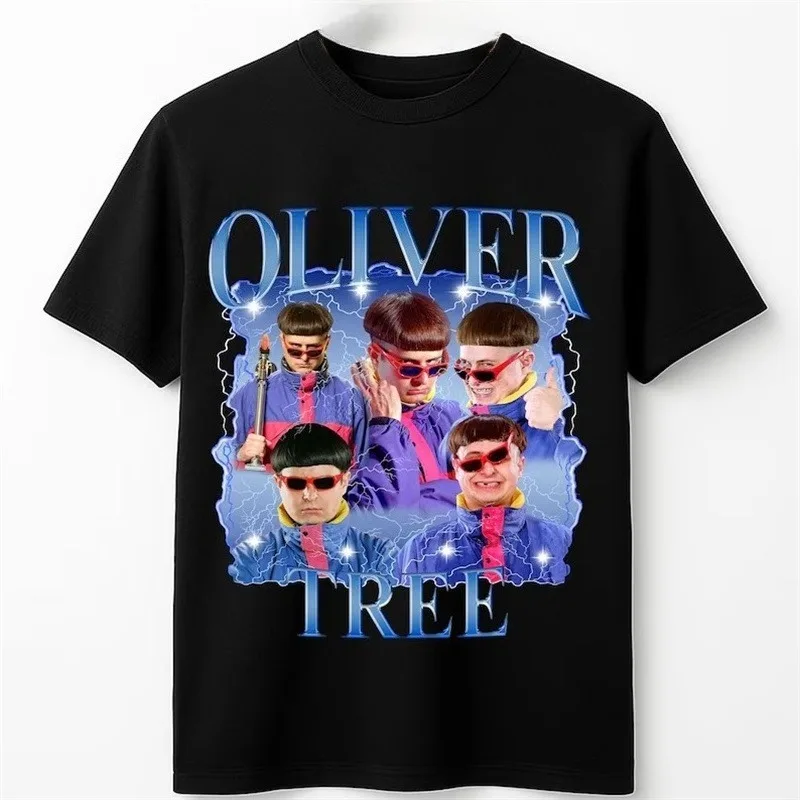 Oliver Tree Merch T-shirt Men Short Sleeve Tee Unisex Tops Clothes Causal Female Y2K Tops