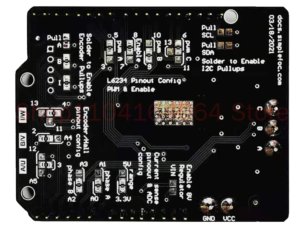 SimpleFOC Shield V2.0.4 V1.3.3 Robot Dog BLDC Servo Drive Development Board