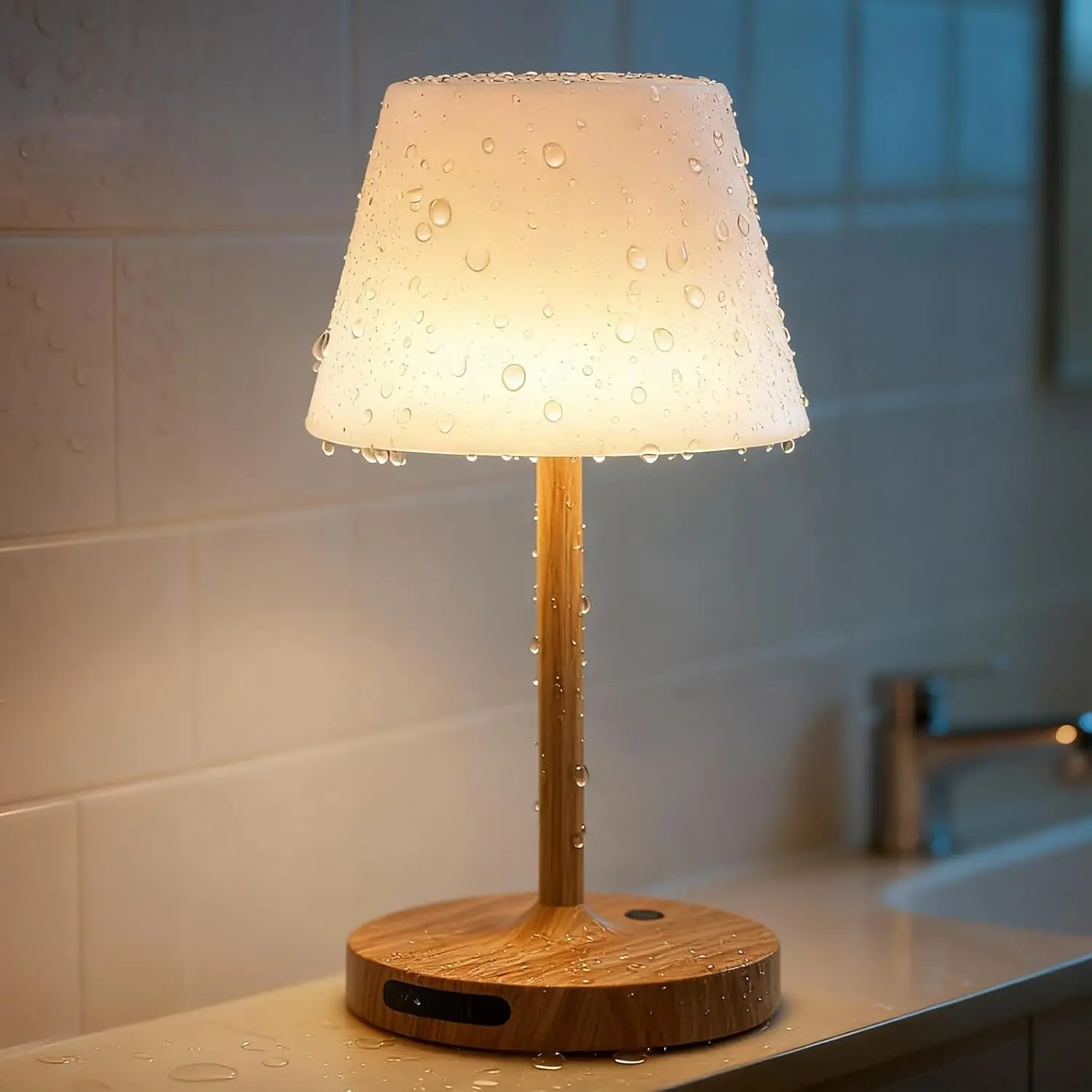 

Водонепроницаемая уличная душевая лампа, 8000 мАч, беспроводная, перезаряжаемая, с сенсорным диммером, светодиодный ночник для патио, кемпинга, ванной комнаты