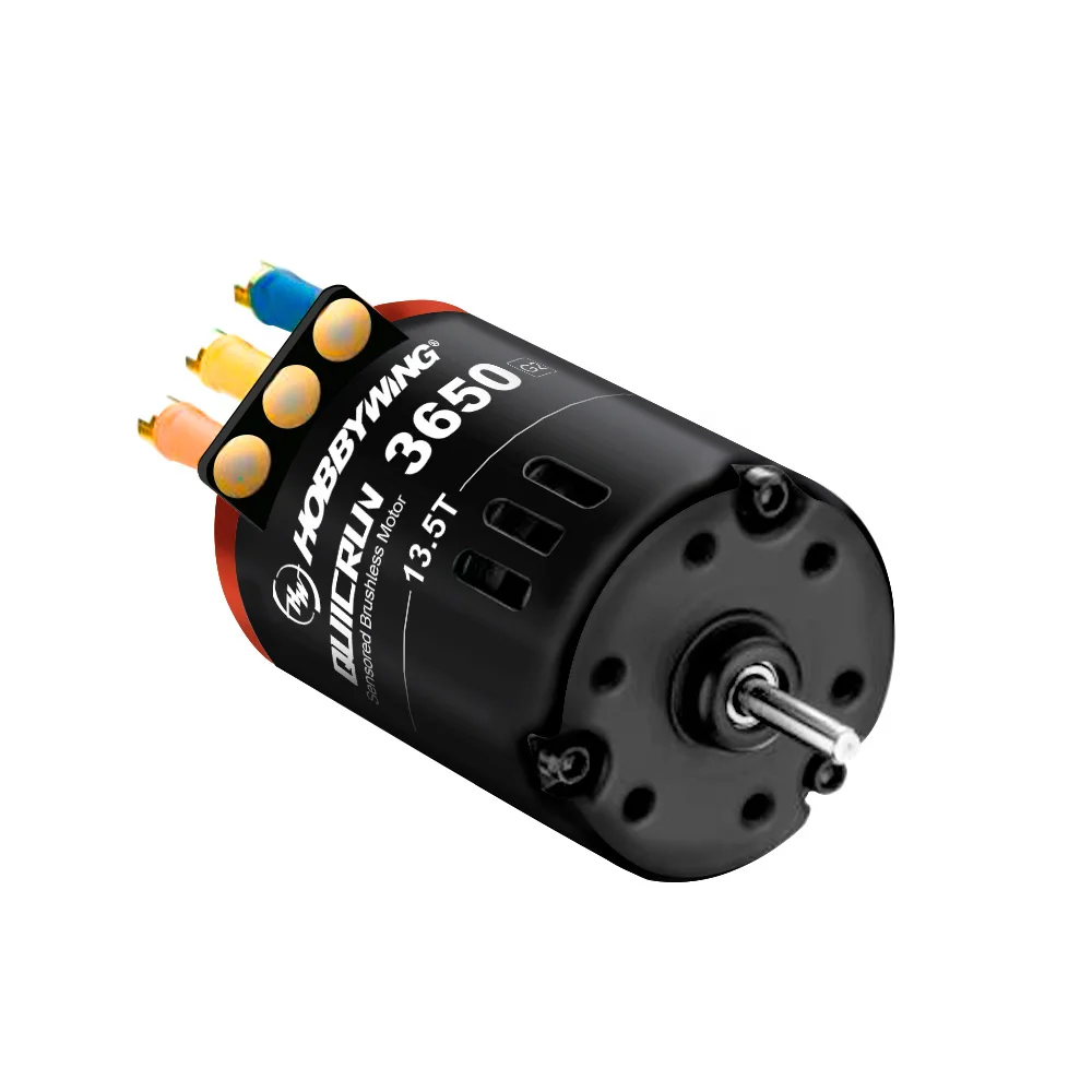 Hobbywing 3650 Brushless Motor Sensored 3.17mm Shaft Plug-and-Play For RC 1/10 1/12 Car