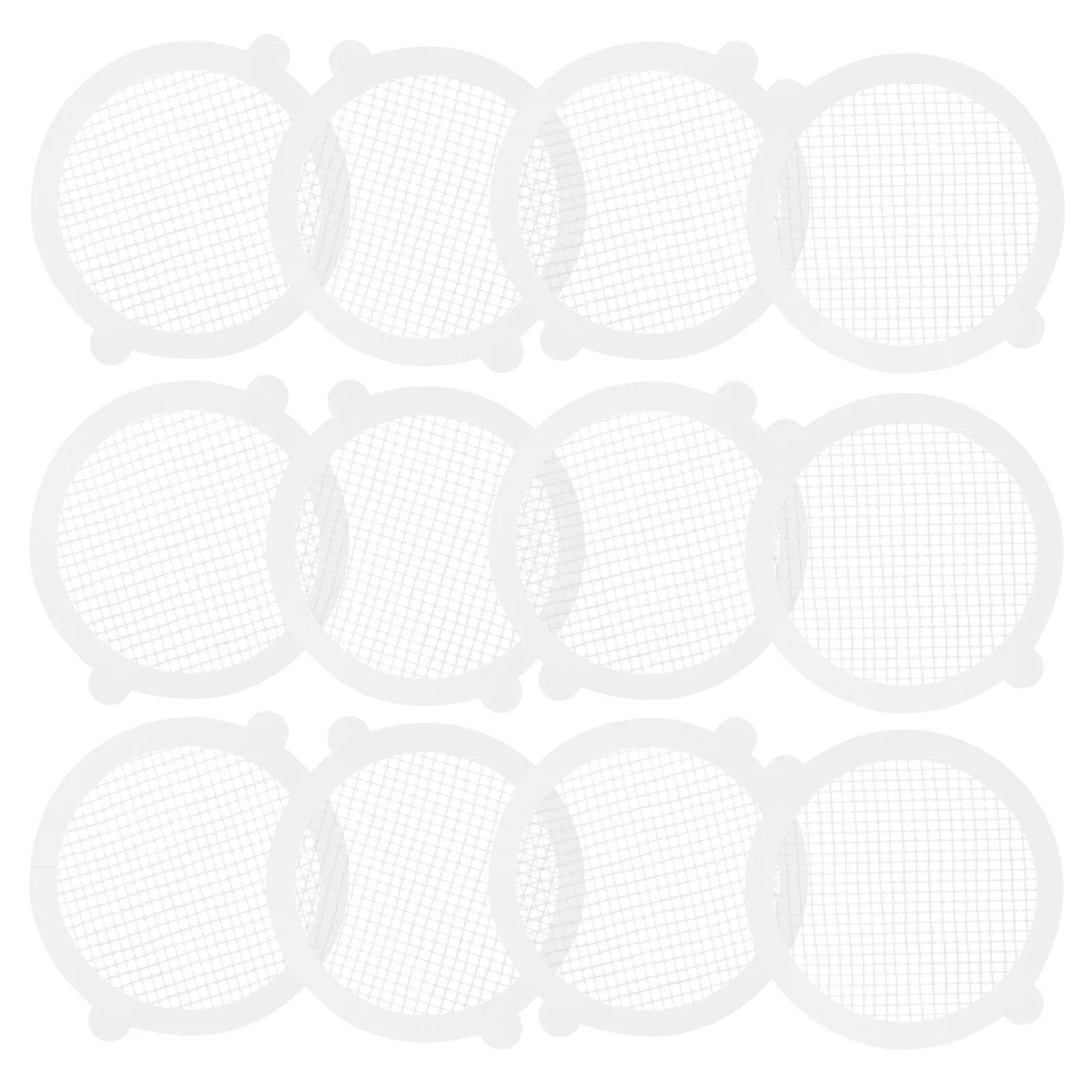 

30 шт. Легко устанавливаемые ловушки для волос для напольных сливов, раковин, ванных комнат, кухонь, для гладких поверхностей, противозасорный фильтр, сетка для канализации