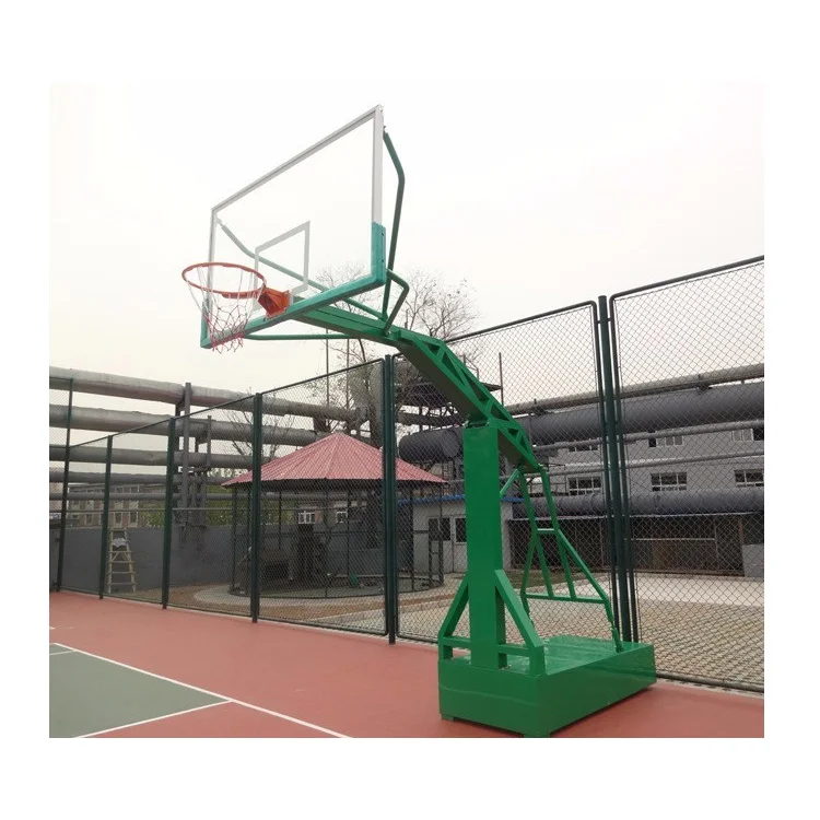 

Wholesale Outdoor Mobile Portable goal Post Basketball Court Equipment Training Hoop Stand Rackpromote sales