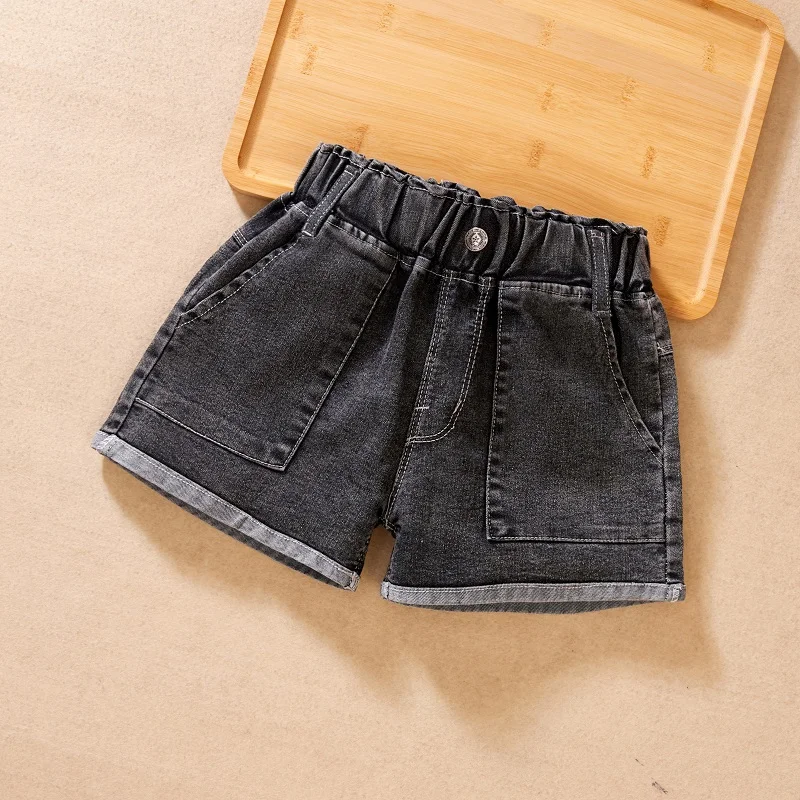 IENENS Kinder Baby Mädchen Sommer Denim Kleidung Shorts Hosen Jeans Kleidung Kinder Mädchen Beiläufige Kurze Hosen Säuglings Böden – Detail 8