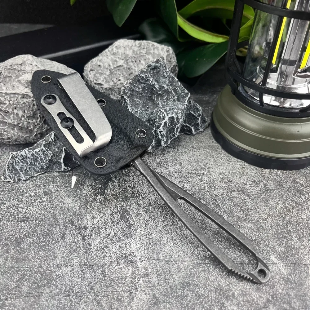 C21001 Hand Stabbing Fixed Blade Knife Sharp 8Cr13Mov Blade Survival Hunting Rescue Tactical Knife EDC Outdoor Tool with Sheath
