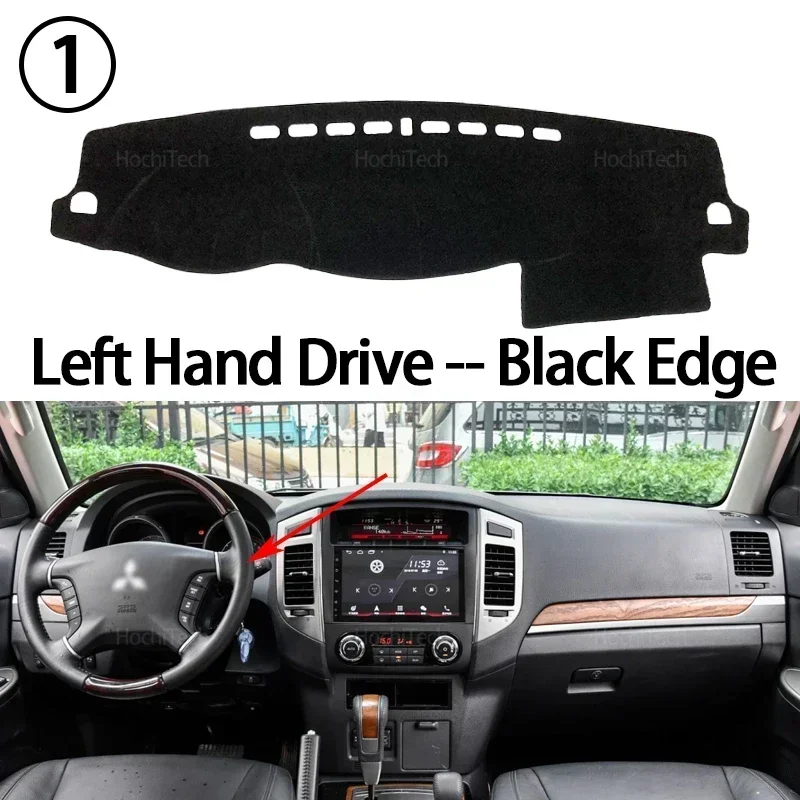 Für Mitsubishi Pajero Shogun Montero 2006-2020 V80 V87 V93 V97 Dashboard Abdeckung Dash Board Matte Teppich Pad schatten Cape Decke – Detail 9