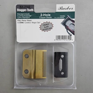 # 2162, lâmina de tosquiadeira de 2 furos de substituição profissional dourada compatível com wahl 5 estrelas clipe mágico sem fio 8148 máquina de cortar cabelo 8 principais vendas maquina wahl magic clip cordless - №6