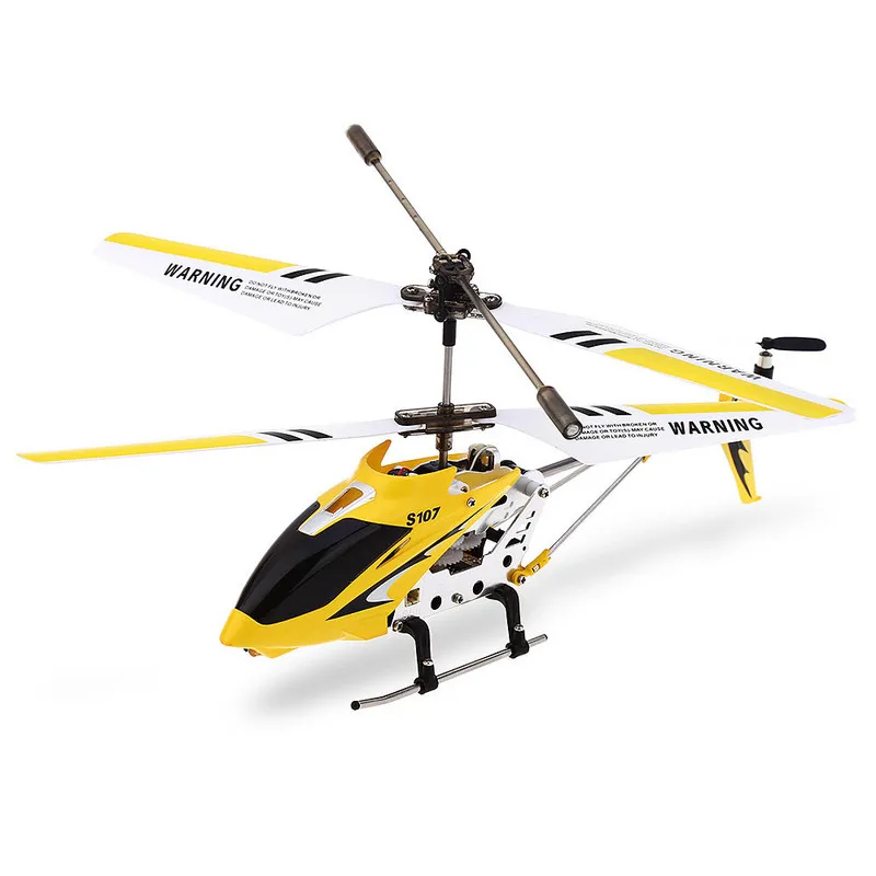Avião de controle remoto transfronteiriço Sima S107G, helicóptero de controle remoto de três canais, brinquedo modelo elétrico