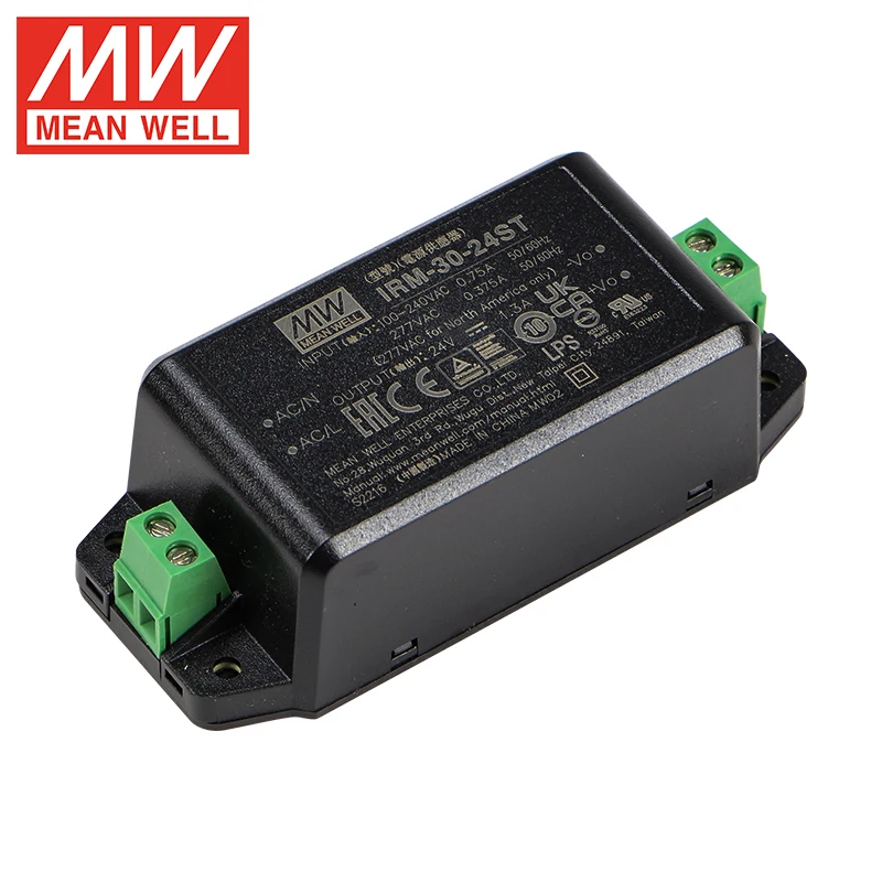 Meanwell IRM-30 ST 5V 12V 24V 48V DC 30W Screw Terminal Style Open FrameType Single Output Power Supply PCB Power Module SMPS