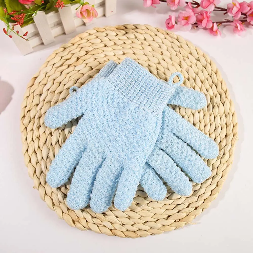 

SPA Foam Two-Sided Body Brush Massage Gloves Scrub Gloves Body Massage Sponge Five-Finger Bath Gloves Shower Gloves