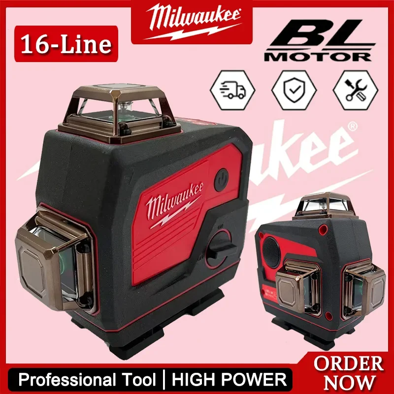 niveau-laser-milwaukee-360-°-outil-de-fonction-de-klaxon-de-compteur-16-lignes-auto-nivelant-de-lumiere-verte-croisee-horizontale-et-verticale