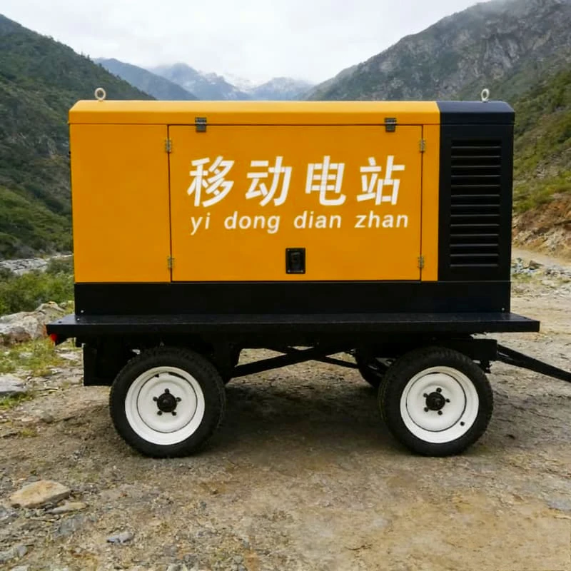 Generator Set Generator Industrial Power Electric Home Backup Construction Outdoor Camping Emergency Power Customized Hot Sale