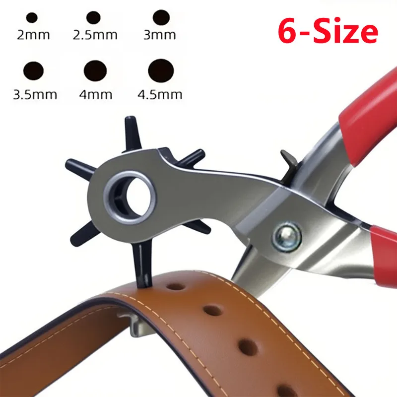 Leder Locher Leder Werkzeuge Multifunktionale Gewöhnliche Carbon Stahl Gürtel Puncher Stanzen Werkzeug Gürtel Loch Puncher Handwerk Werkzeug