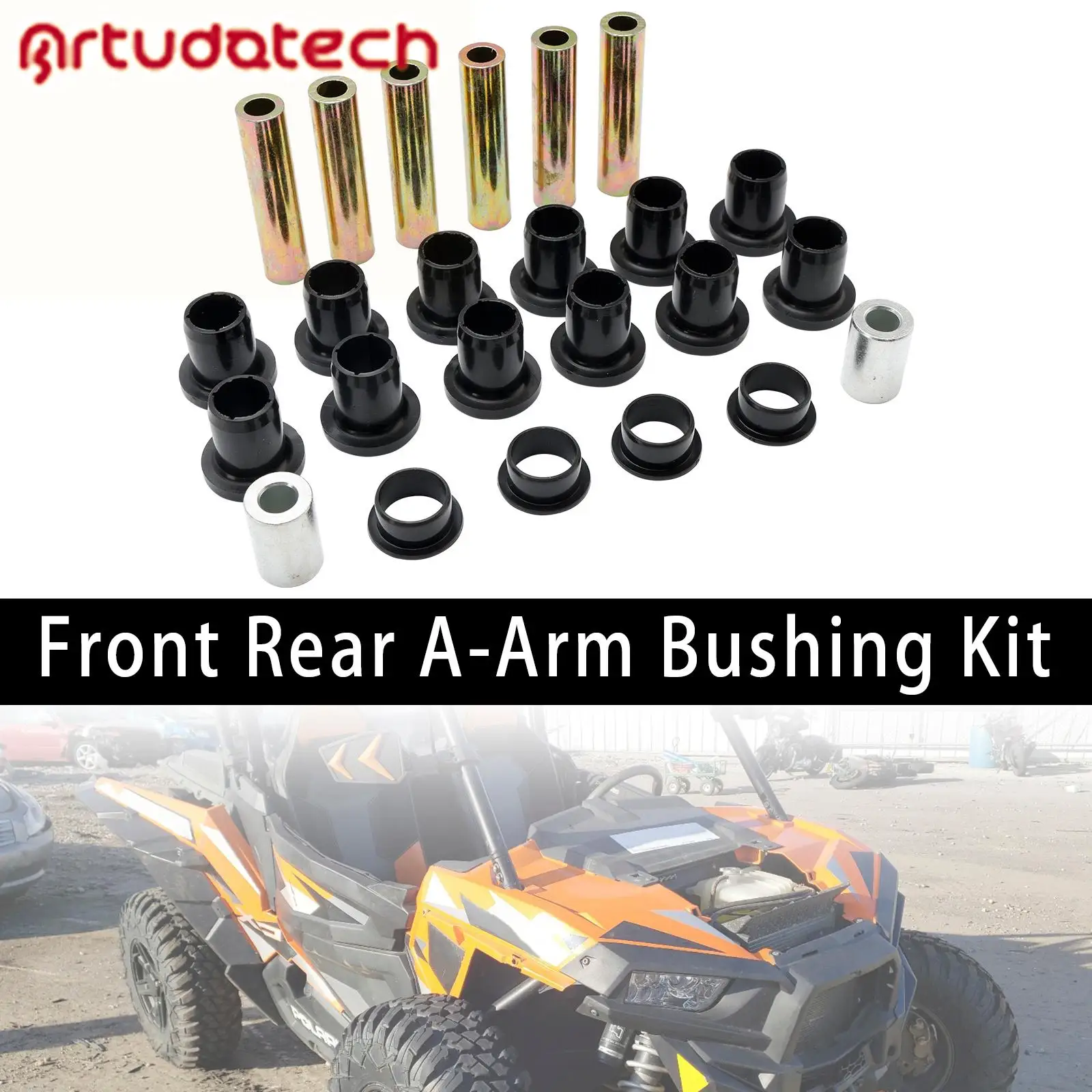 Front Rear Control Arm Bushing Kit for Polaris RZR 900 EPS 1000 XP 4 14-16