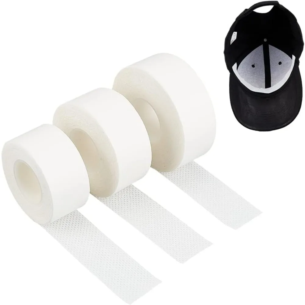 3 Rolls Collar Protector Sweat Pads, Adhesive Collar Liners Pads Absorbent Sweat Pads Tapes for Men Women Collar Shirt Invisible