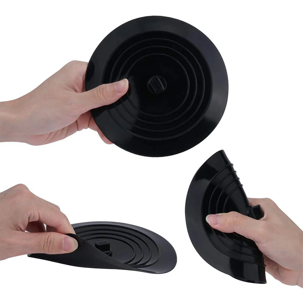 Sink Stopper Bathroom Silicone Anti-clogging Floor Drain Cover Household Hair Catcher Plumbing Sewer Deodorant