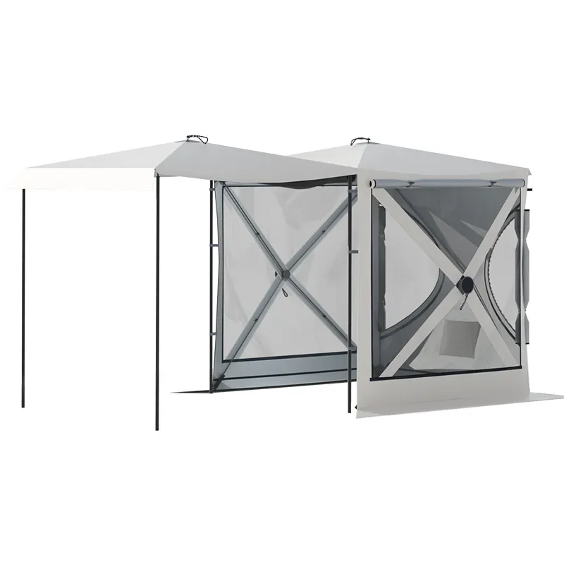 Rear tent SUV no-build portable self-driving tour outdoor camping thickened TPU extension awning side tent