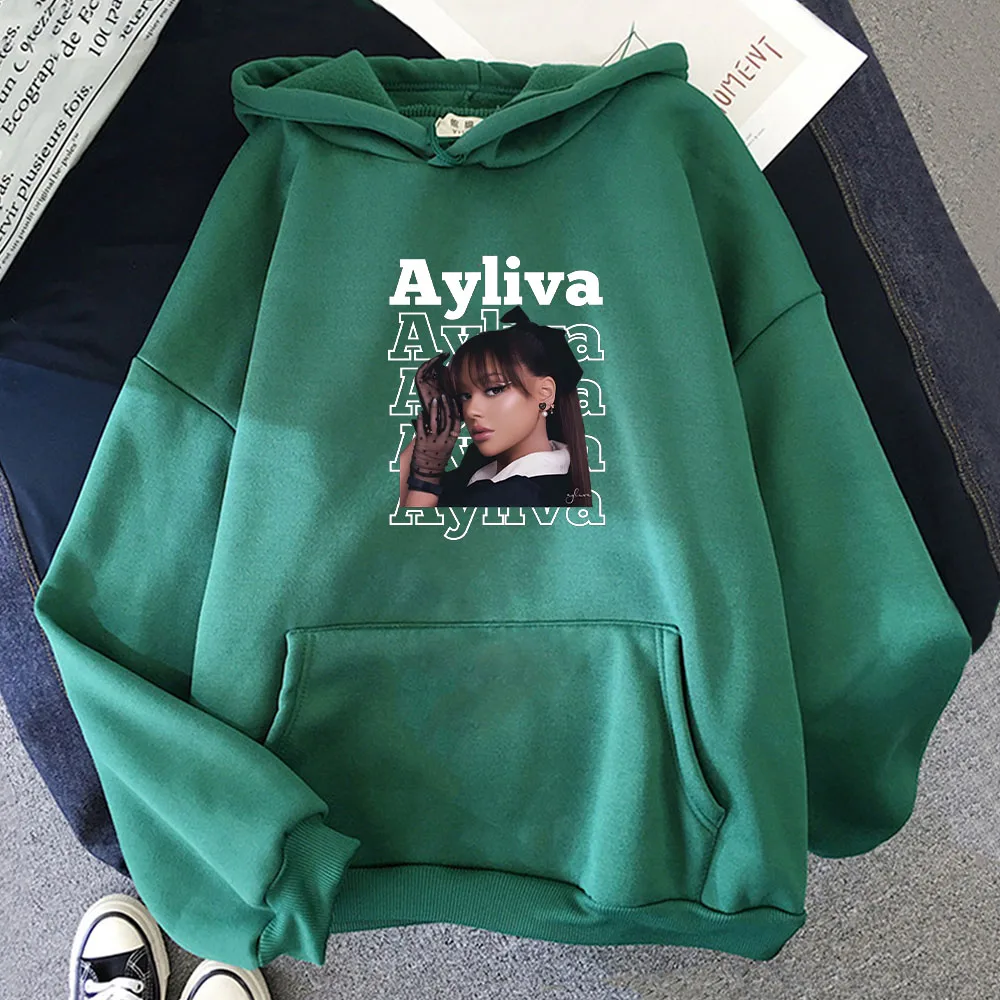 Ayliva Singer Hoodie Sweet Sweatshirt Fleece Graphic Printing Clothing Women/men Aldult Sudaderas Con Capucha Aesthetic Pullover