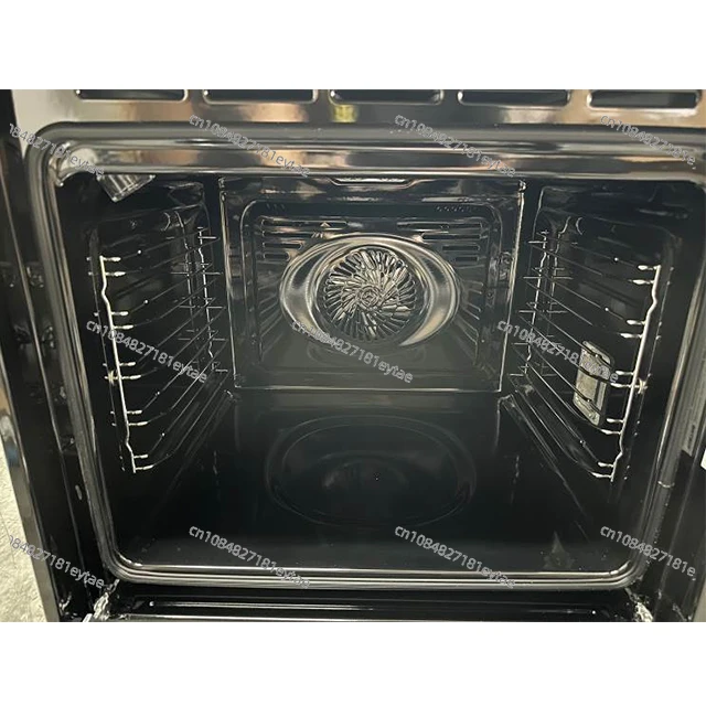 24 inch 60cm built-in electric convection oven 80L kitchen wall oven 13 functions stainless steel black knob control single