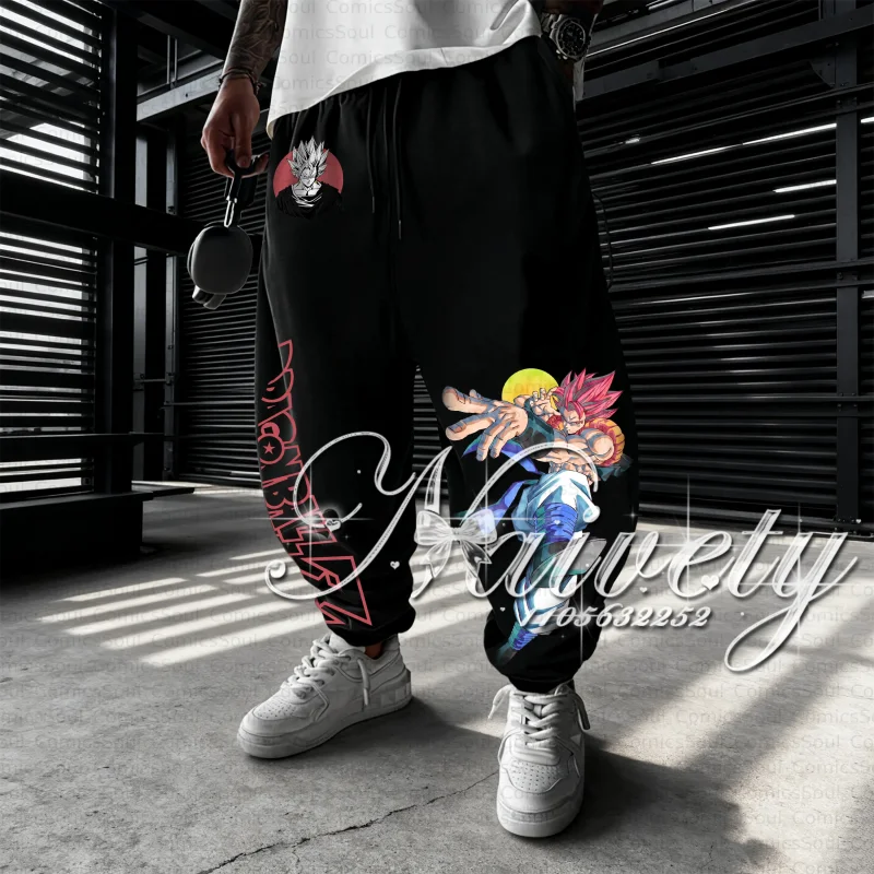 Pantalones Deportivos Unisex de Verano 2026 con Estampado de Dragon Ball Super Saiyan Rosé Gogeta, de Secado Rápido, Estilo Vintage, Casuales, para Gimnasio y Calle