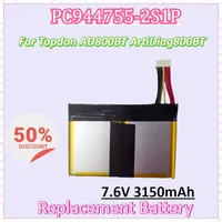 New PC944755-2S1P 7.6V 3150mAh for Topdon AD800BT ArtiDiag800BT Replacement Power Tool Battery