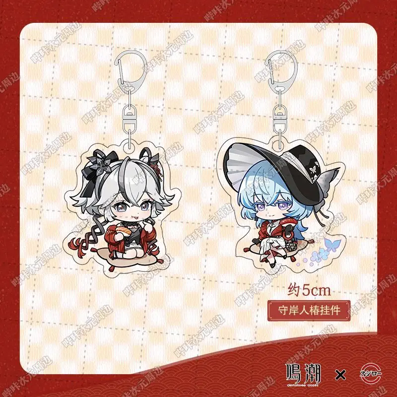 جديد أنيمي Wuthering موجات The Shorekeeper Camellya قلادة الاكريليك حامل الملحقات جمع الشكل سطح المكتب الحلي هدية